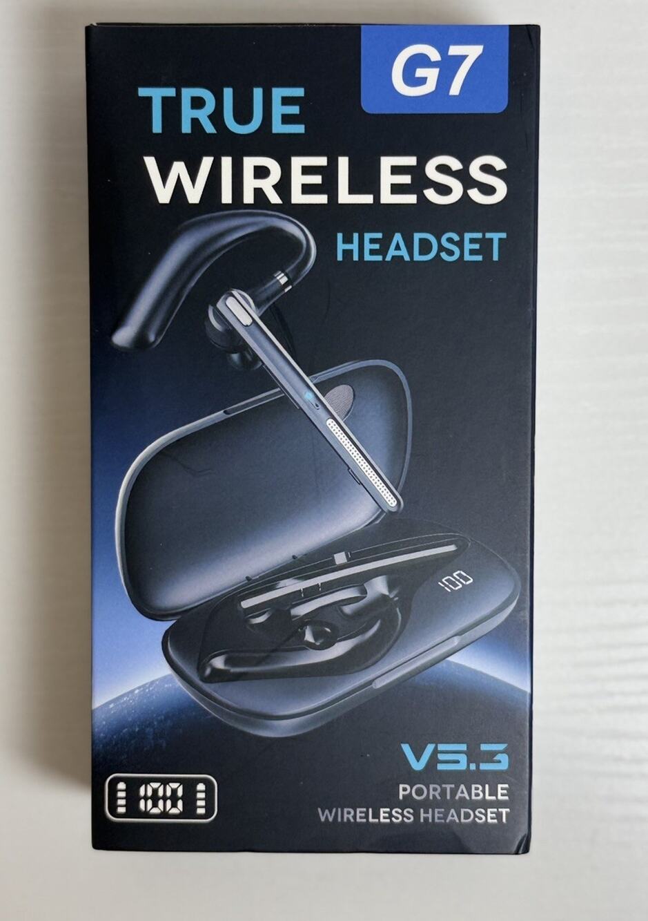 Brand New Unopened - G7 Bluetooth Headset V5.3 Portable True Wireless
